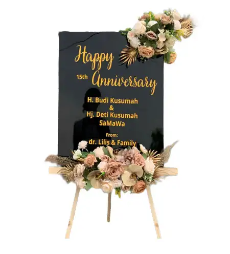 Papan Bunga Akrilik Sampetan