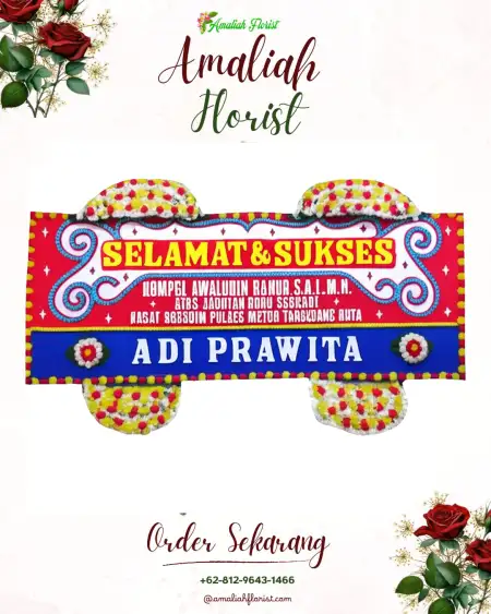 Papan Bunga Ucapan Selamat Sampetan