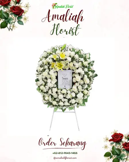 Krans Bunga Duka Sampetan